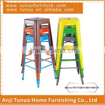 Metal stool,Colorful painting,Bank&pub use,Modern,B-5712&5713&5714&5715