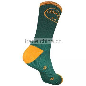 Knitted Athletic Made Logo Terry Basketball Elite Bulk Wholesale Sports Custom Sock photo-3