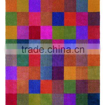 New colorful hand tufted rug for decoration, apartment