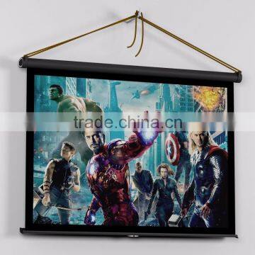 2016 Hot new products for mini projector mobile phone Pocket Cinema DLP Projector desktop screen 40inch 16/9 projection screen