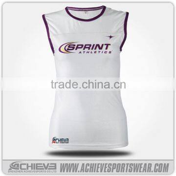 Dye Sublimated Women Rugby Soccer Training Vest