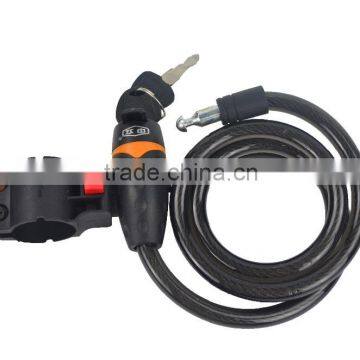 Hot Selling Good Quality Anti-theft Bicycle Cable Lock Spiral Lock