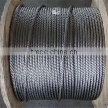 316 1*7 3mm Min B/L 0.89T Compact Stainless steel wire rope for crane