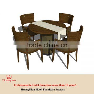 Simple design wooden restaurant dining tables and chairs YT04