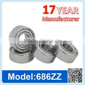 686 ZZ RS Miniature Ball Bearing Deep Groove Ball Bearing