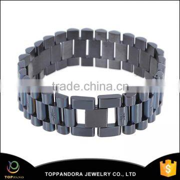 professional bracelet supplier, 316l stainless steel black chain bracelet