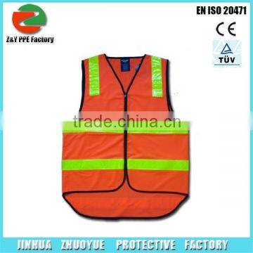 High Visibility Lattice CE EN20471 Standard Reflecting Traffic Safety Vest