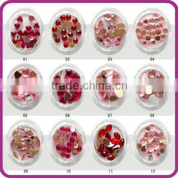 2014 High quality hot selling Acrylic power of nail art decoration 3D color nail gel