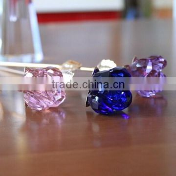 Elegant Decorative Crystal Rose for Gifts & Decoration ZW-M016