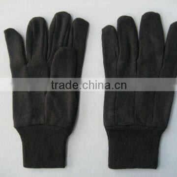 8oz brown jersey cotton glove