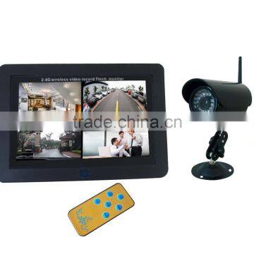 Factory Product 4 Channal HD Monitor 7 Inch LCD Camcorder