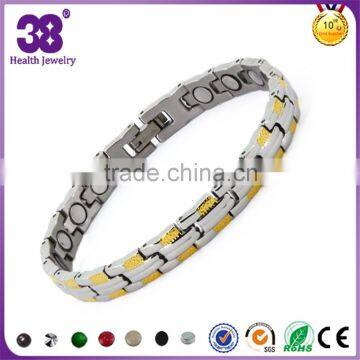 Quality Assured Custom charm blood pressure titanium bracelet