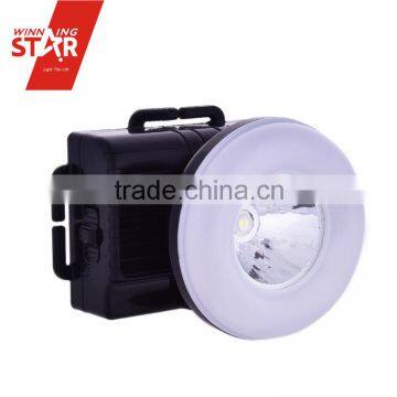 12+1W LED Battery Backup High Power Zoom Headlamp