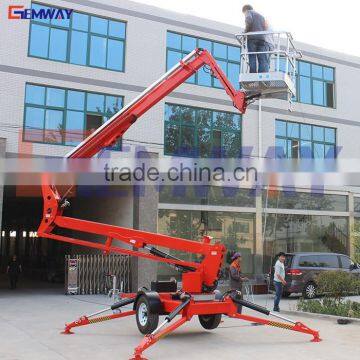 CE approved hydraulic towable articulating man lift for sale