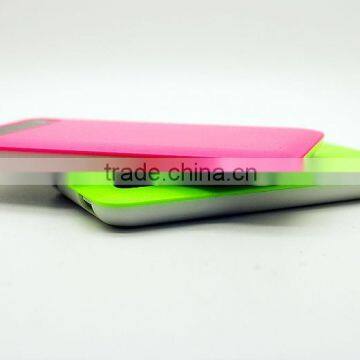 Ultra thin! 5000mAh Rechargeable external mobile power charger for samsung