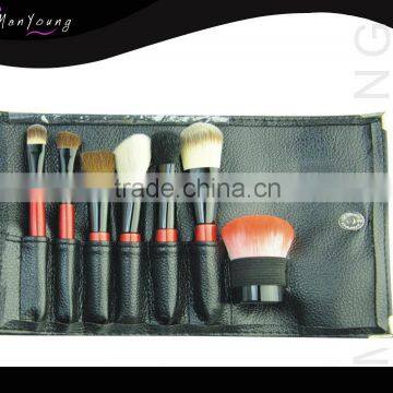 7 pcs wood handle brush set