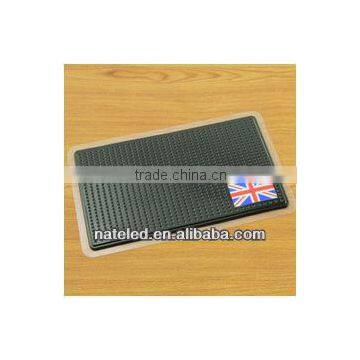 2014 whole sale National flag Car flag Trademark PU car non-slip sticky dashboard mat