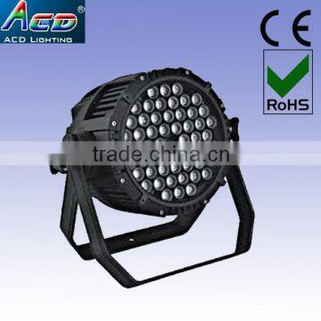 outdoor led par can light, 54*3w waterproof led par light, full color led flash light