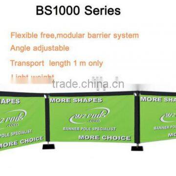 Printed Flag Banner Frame Barrier photo-5