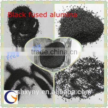 Professional supply competitive price black fused alumina/natural corundum for low cement