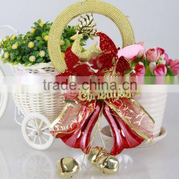 Modern style different types red bells christmas decorations ideas with many colors