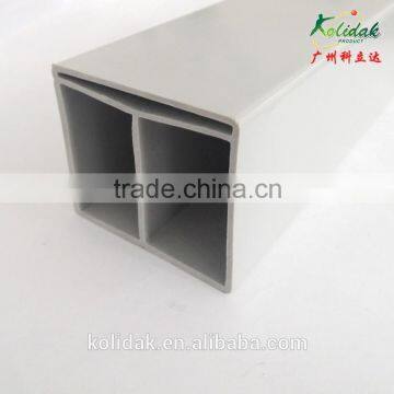 Gray three holes PVC Rectangle pipe