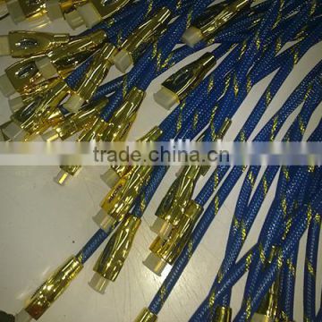 Gold plated bare copper conductor 5.5mm jacket OD hdmi cable to vga from China factory