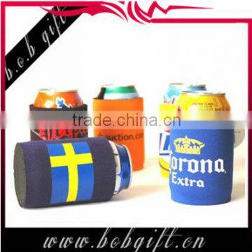 2013 new design neoprene can cooler/holder with bottom