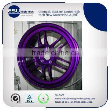 Purple High Gloss Wheel Rim Powder Coating