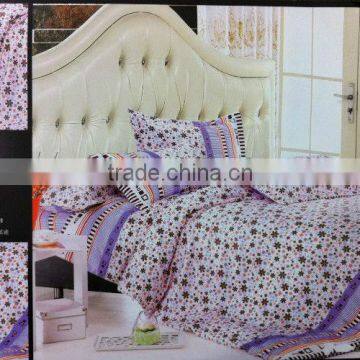 100% Polyester Fabricbedsheet Set,80gsm Microfiber ,manufacturer,nantong Factory