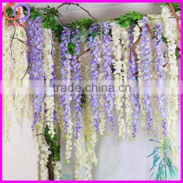 Wedding Decor Wisteria Wall Hanging Silk Flower Arrangement