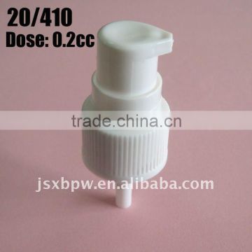 20/410 cream pump with small cap