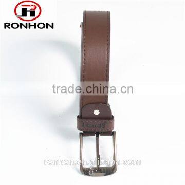 Pure Brown Cow Hide Genuine Leather Belt for Men