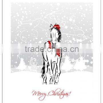 New images Christmas painting on mini canvas
