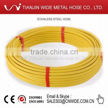 1/2" 3/4" 1" Yellow Color PE Cover 304 Steel Bellows Gas Pipe photo-6
