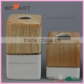 Wooden Design White Ceramic Fragrance Diffuser Wooden Sticks photo-2