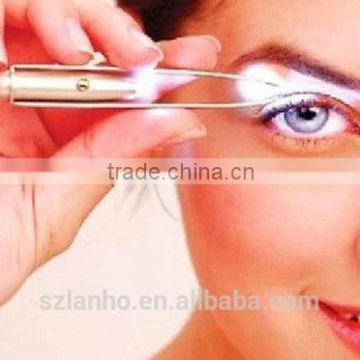 Mini Light Eyelash Removal Tweezer Clip Make Up Led Eyebrow Hair Beauty Tool