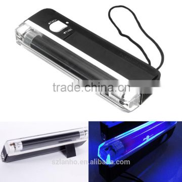 2016 new arrival Hand Held UV Black Light Flashlight for paper Money Stamps Detector