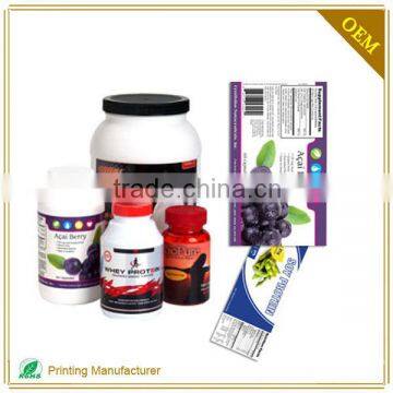 2016 Latest Design 10ML Vial Water Soluble Sticker Amg Paper In China