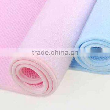 Pink 3D Mesh Combine TPU Film Waterproof Changing Pad Private Label photo-3