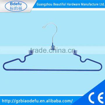 Blue Finished Non-Slip PVC Coated Cloth Hanger