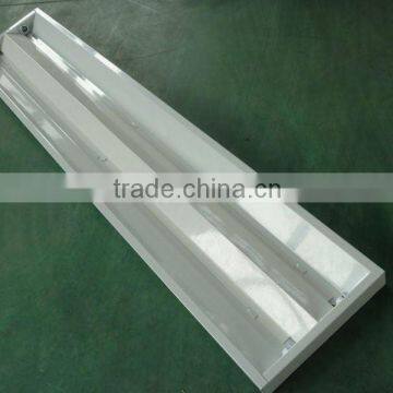 surfaced iron light fixture for two T8 led tubes