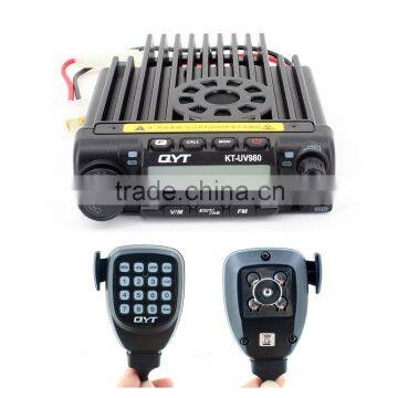 QYT KT-UV980 Mobile Car Ham Radios Transceiver 40W 200CH VHF/UHF Dual Band LCD