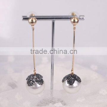 Freshwater Pearl Jewelry Earrings Studs Simple Gold Earring Designs For Girl Women