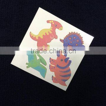 Four Lovely Dino Body Kids Tattoo Sticker