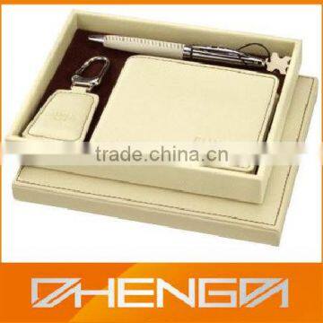 High Quality Customized Made-in-china Black Leather Gift Set For Packaging(ZDG12-031) photo-6
