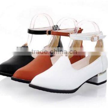 Size 43 Wholesale Women Shoes With Bukle Strap White Shoes CP6476 photo-2