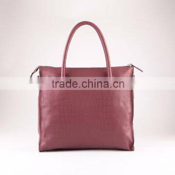 5602 - 2016 Spring Fashion Croco Genuine Leather Branded Woman Bag in Low Price photo-3