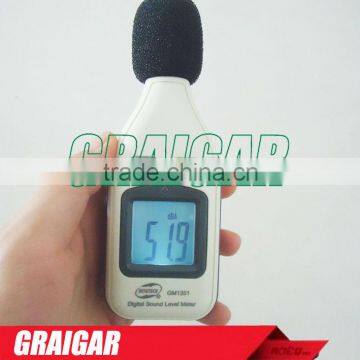 Portable 4 Digits MAX Digital Large LCD Sound Level Noise Monitor Meter - GM1351