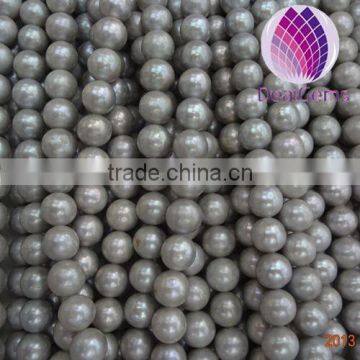 9-10mm silver grey pearls Freshwater pearls